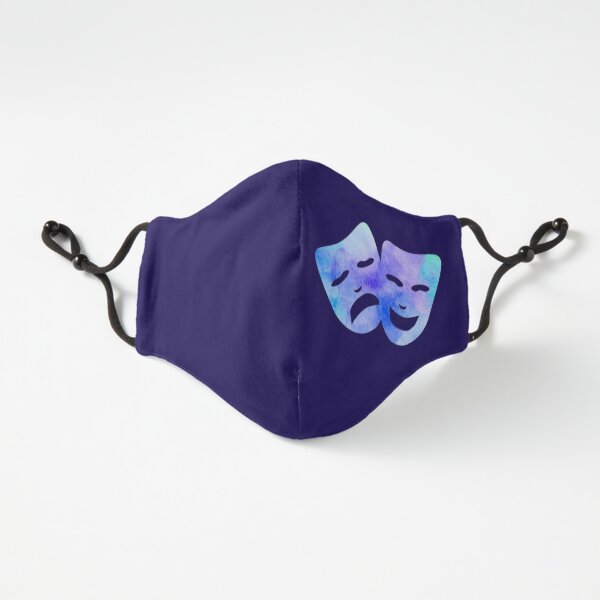 Watercolor Theatre Masks Fitted 3-Layer