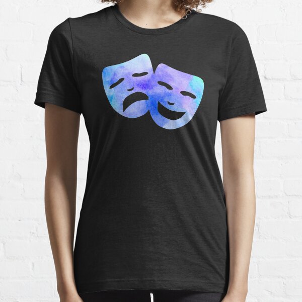 Watercolor Theatre Masks Essential T-Shirt