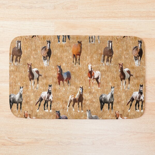 Item preview, Mustang Horses sketched designed and sold by AxeLeon Patterns.