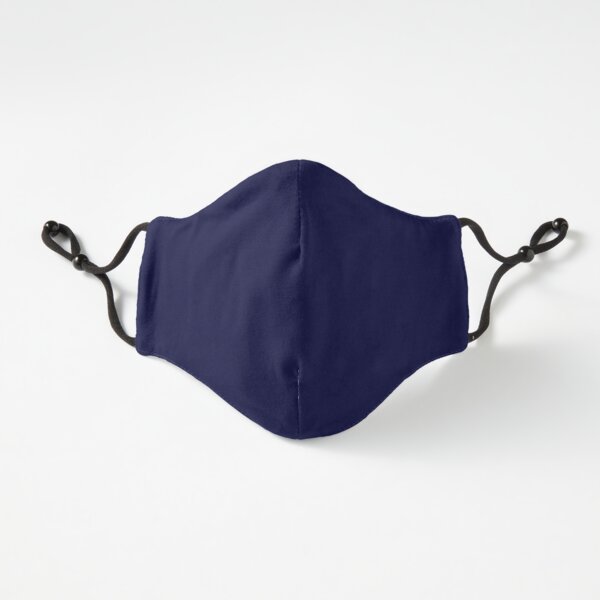 Midnight Blue Solid Fitted 3-Layer