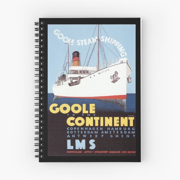 Item preview, retro Goole to the Continent designed and sold by CorasPosters.