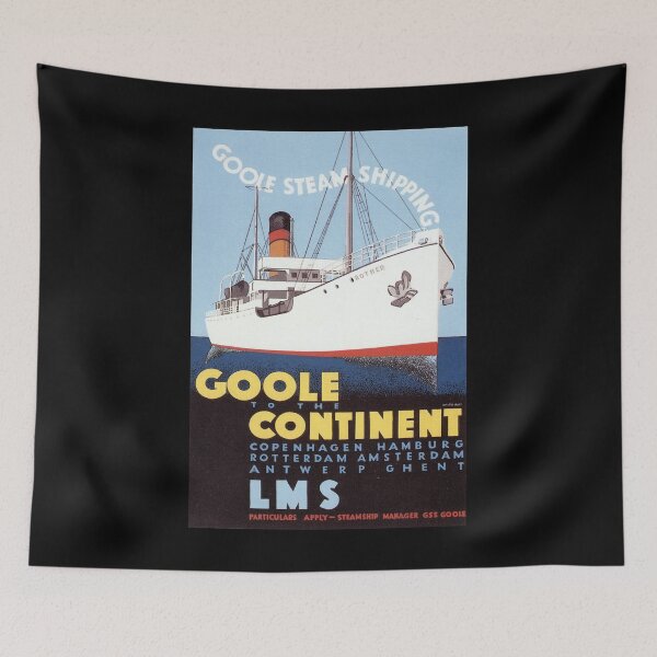 Item preview, retro Goole to the Continent designed and sold by CorasPosters.