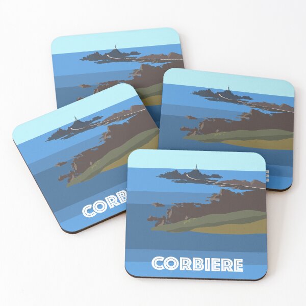 Item preview, Corbiere Lighthouse (with text), Jersey, Channel Islands designed and sold by knileuh.