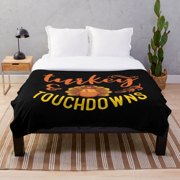 Item preview, Turquía y touchdowns - Acción de Gracias designed and sold by CreatedForYou.
