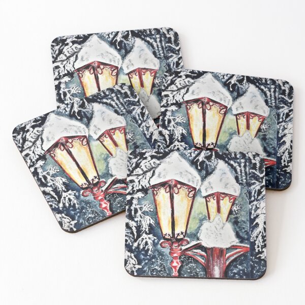 Item preview, Snowy Streetlamp designed and sold by SavitaGilbert.
