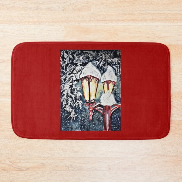 Item preview, Snowy Streetlamp designed and sold by SavitaGilbert.