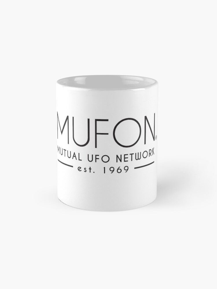 Thumbnail 4 of 6, Coffee Mug, Mufon black logo designed and sold by MarylandMUFON.