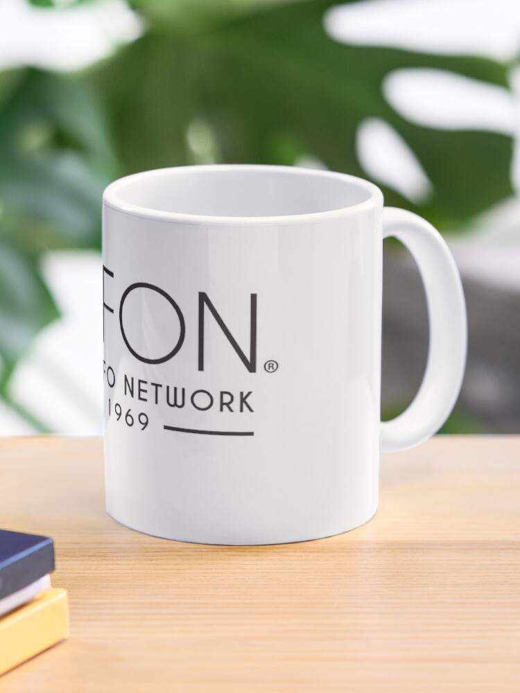 Thumbnail 1 of 6, Coffee Mug, Mufon black logo designed and sold by MarylandMUFON.