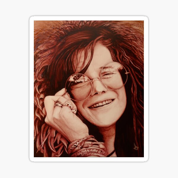 Janis Joplin Sticker