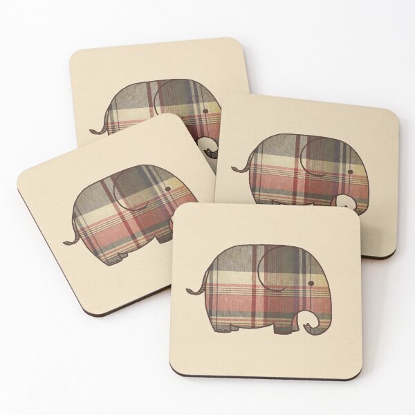 Item preview, Plaid Elephant  designed and sold by TerryFan.