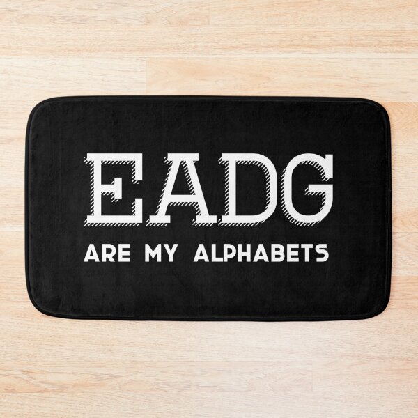Aperçu de l'œuvre Alphabets de basse EADG créée et vendue par DeliriousSteve.