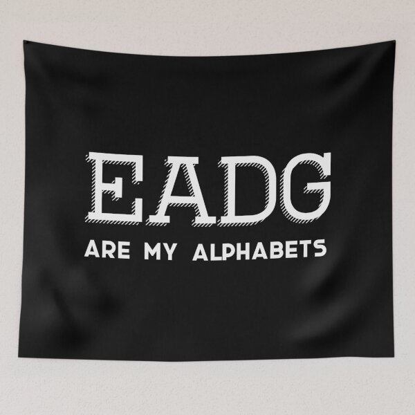 Item preview, Bass alphabets EADG  designed and sold by DeliriousSteve.