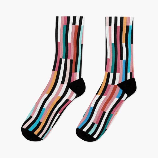 Item preview, Beating Rhythm, Multicoloured Stripes Lines Pattern, Abstract designed and sold by Moyanana.