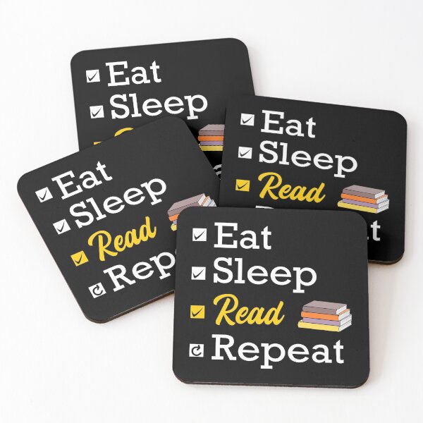 Item preview, Books - Bookworm - eat sleep read repeat designed and sold by Shirt-Scheune.