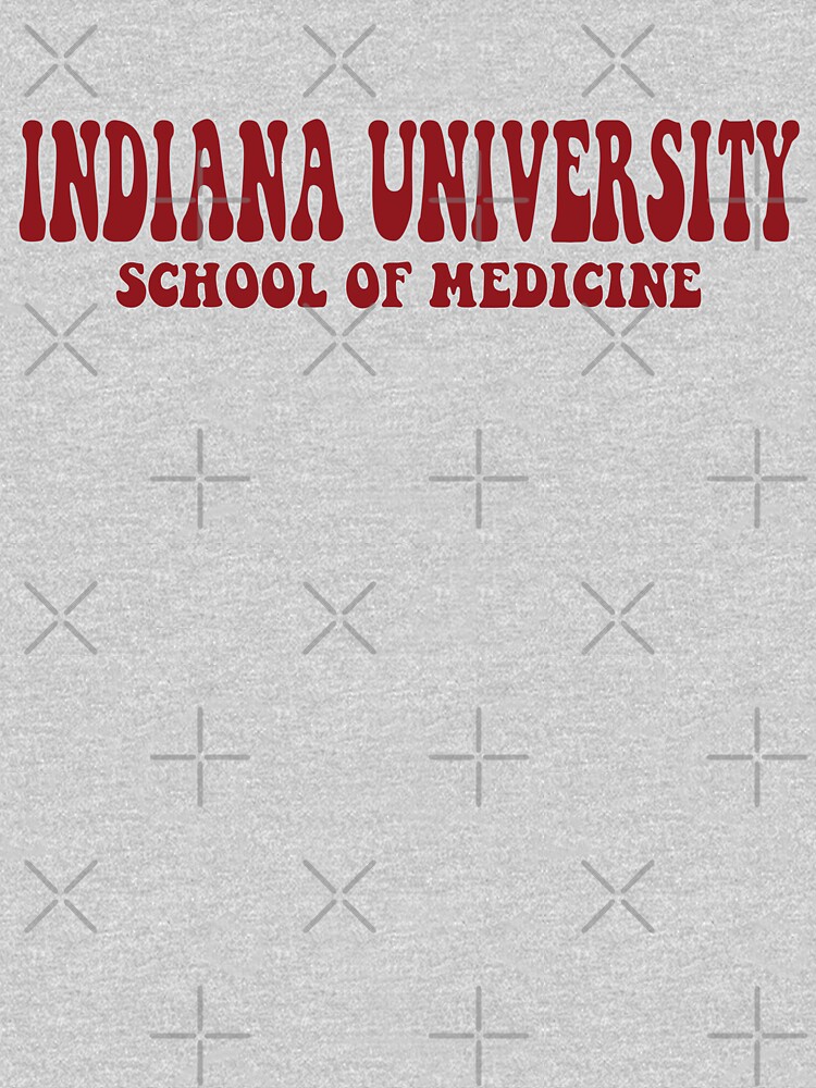  indiana university school of medicine pullover hoodie by melinab1116