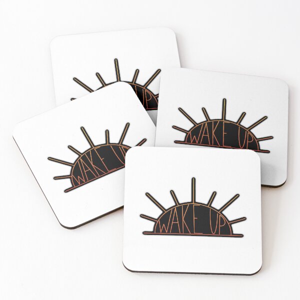 Item preview, Wake Up Sunrise Black designed and sold by TwstedSisters.