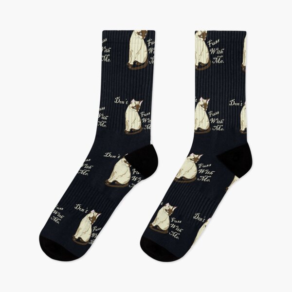 Item preview, Funny Quote, Don't Fuss With Me. Cute Cat Lover Gifts Design of Siamese Cat designed and sold by tamdevo1.
