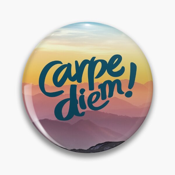 Item preview, Carpe Diem Life Motto Sticker designed and sold by matmazel.
