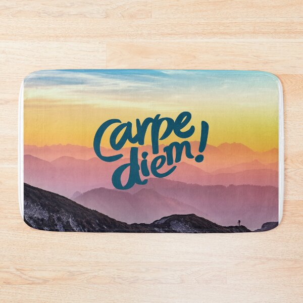 Item preview, Carpe Diem Life Motto Sticker designed and sold by matmazel.