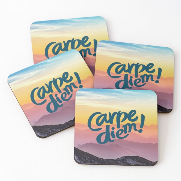 Item preview, Carpe Diem Life Motto Sticker designed and sold by matmazel.