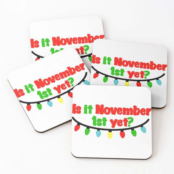 Item preview, Is it November 1st yet? Christmas, String lights  designed and sold by madebymich.