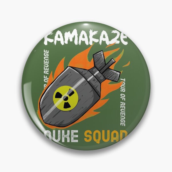 Item preview, Kamikaze nuke squad funny t-shirt designed and sold by CharcoalBonsai.