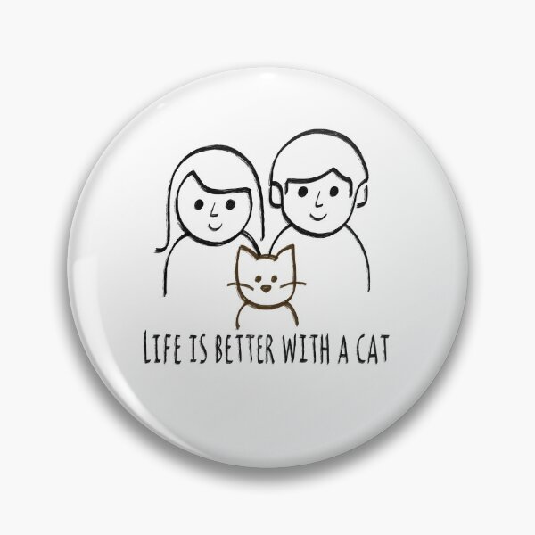Item preview, Life is better with a cat designed and sold by WanderingAster.