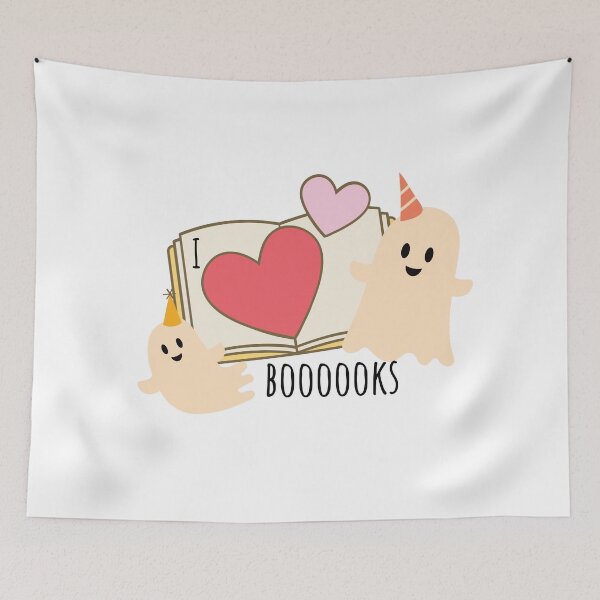 Item preview, I love books - spooky booooks designed and sold by LunaDesignsx.