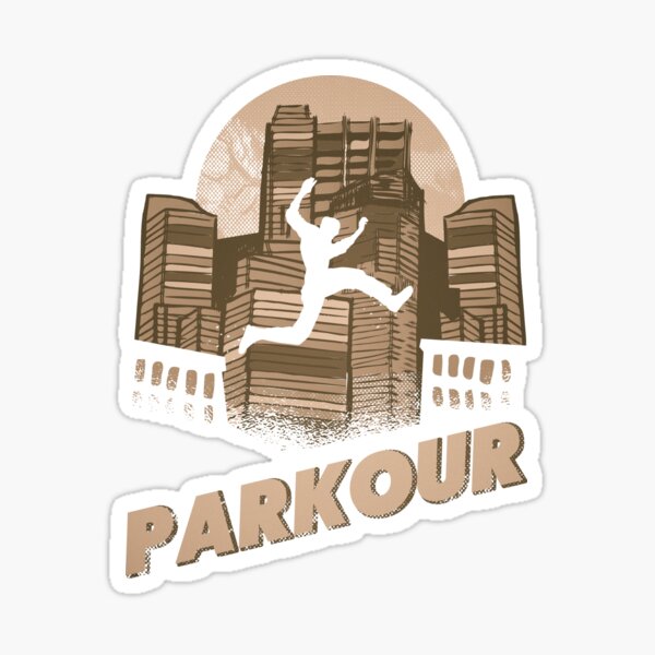 Parkour Sticker