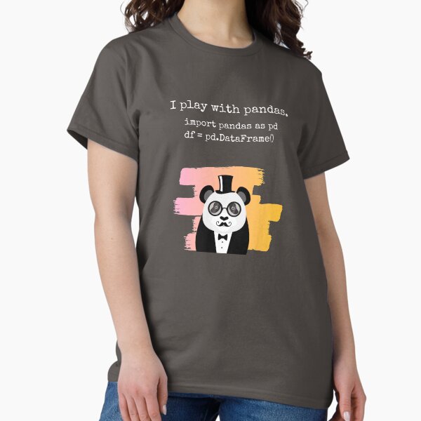 Item preview, Funny playing with python pandas data science designed and sold by DataSciencePOP.