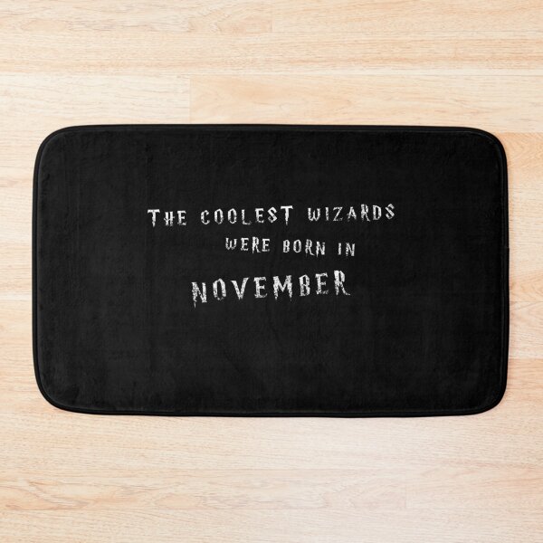 Item preview, The Coolest Wizards were born in November - golden text designed and sold by NiceSign.