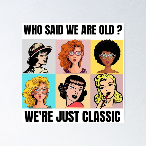 Item preview, Wonderful women in retro style, forever young ! designed and sold by Soul  ArtLove.