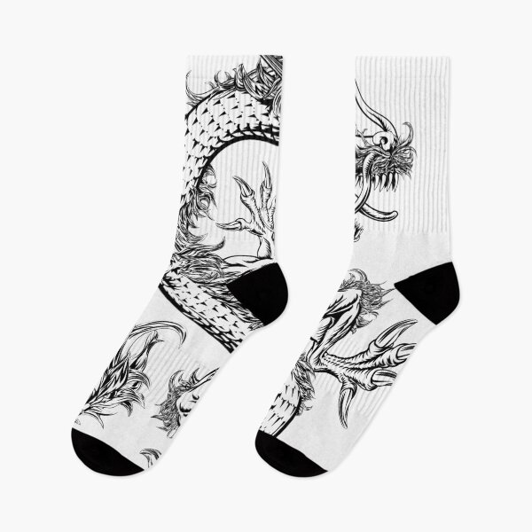 Item preview, Dragon Chinese New Year Good Luck and Fortune Character Calligraphy designed and sold by coffeetea2020.
