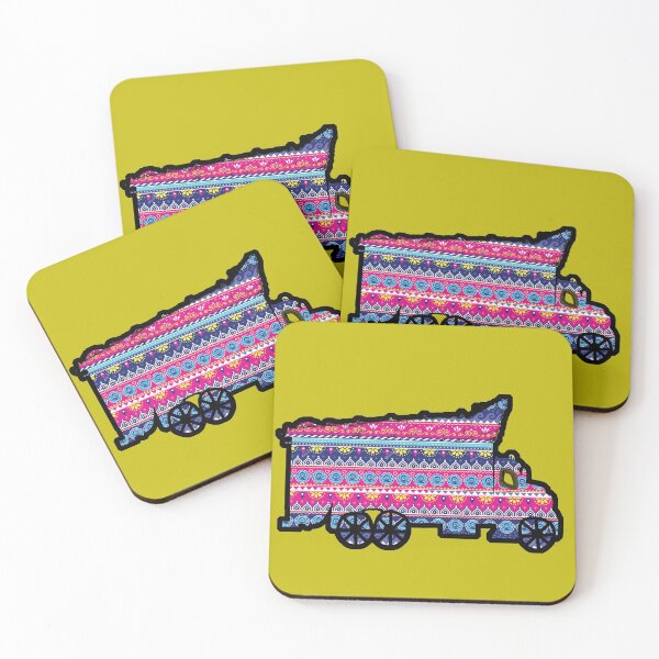 Item preview, Rtro truck ethinic painted classic triditional truck designed and sold by GulQari.