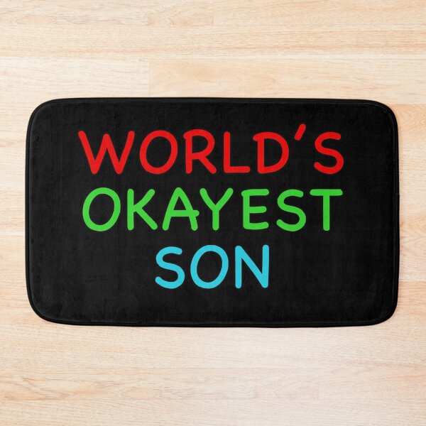 Item preview, Worlds Okayest Son designed and sold by popculturechick.