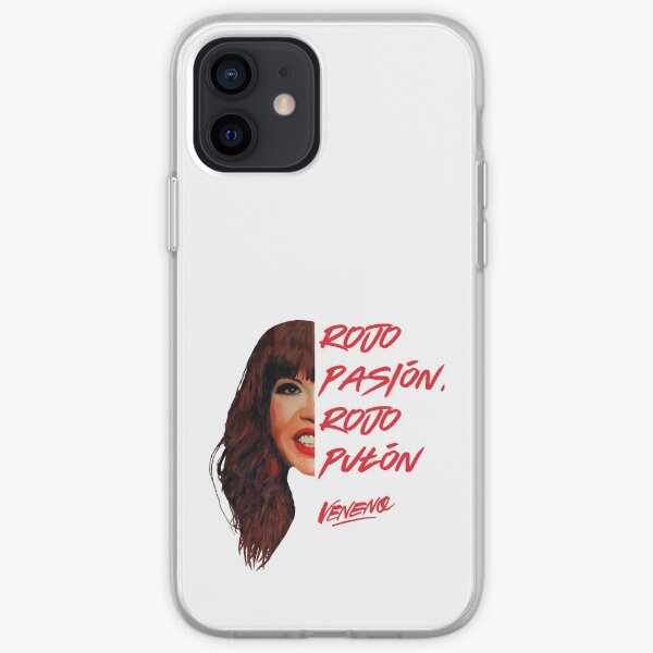 La Veneno, rojo pasión, rojo putón Funda blanda para iPhone