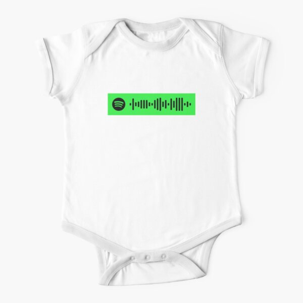 Shape Of You Ed Sheeran Spotify Code Baby One Piece By Crtspotify Redbubble