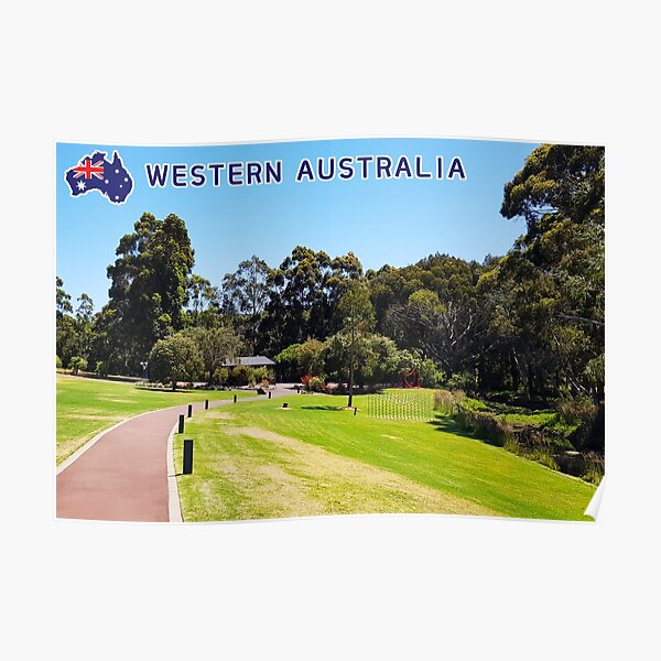 Western Australia winery background Poster