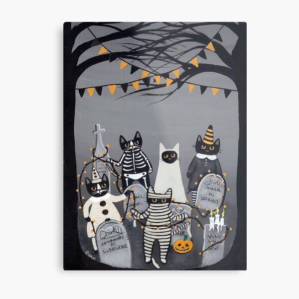 Decorating the Graveyard Metal Print