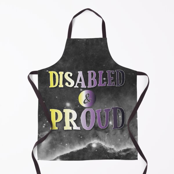 Item preview, Non-binary: Disabled and Proud designed and sold by PrettySickArt.
