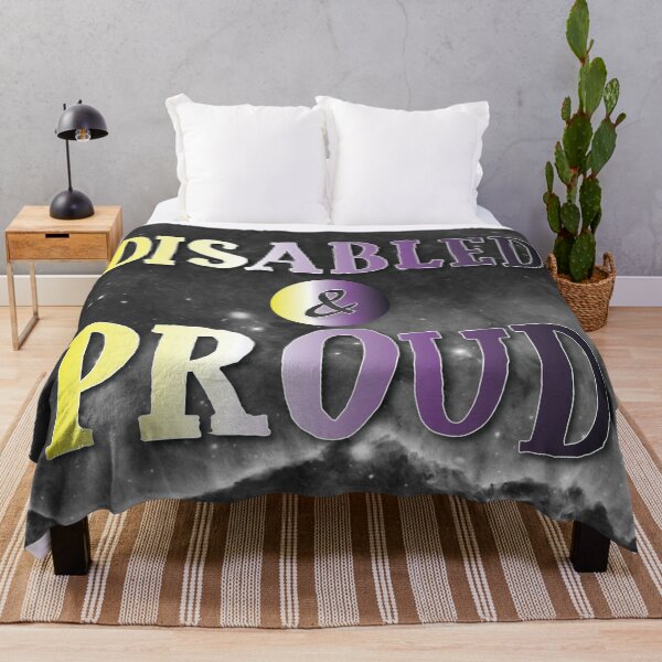 Item preview, Non-binary: Disabled and Proud designed and sold by PrettySickArt.