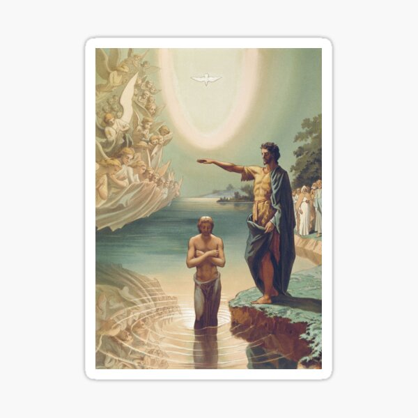 Baptism of Christ Sticker