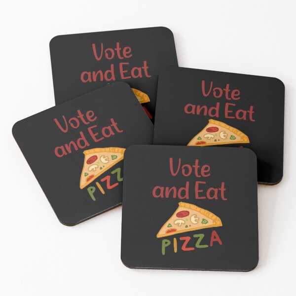 Item preview, Vote and Eat Pizza (Change the World) designed and sold by Dream-bubble.