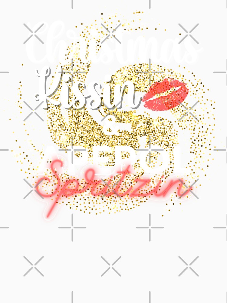 Aperol Spritz slogan Christmas Kissin & Aperol Spritzin Tank Top