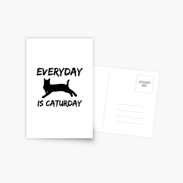 Everyday is Caturday Postcard