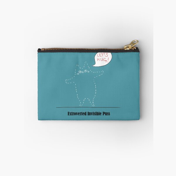 Item preview, Extroverted Invisible Puss designed and sold by BeeHappyShop.