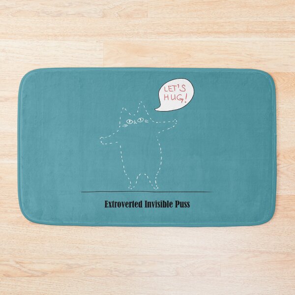 Item preview, Extroverted Invisible Puss designed and sold by BeeHappyShop.