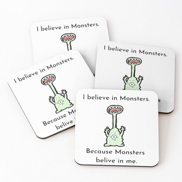 Item preview, I believe in Monsters designed and sold by Paul Eagle.