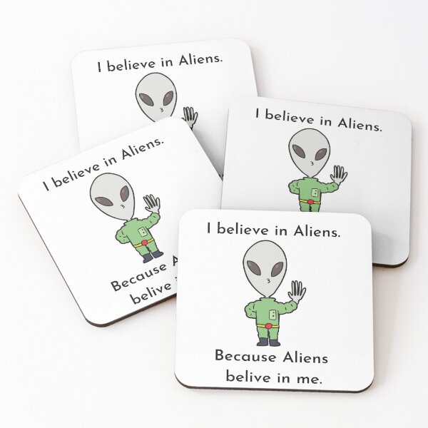 Item preview, I believe in Aliens designed and sold by Paul Eagle.
