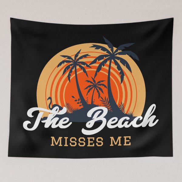 Item preview, The Beach Misses Me at Sunset designed and sold by Steven Kight.
